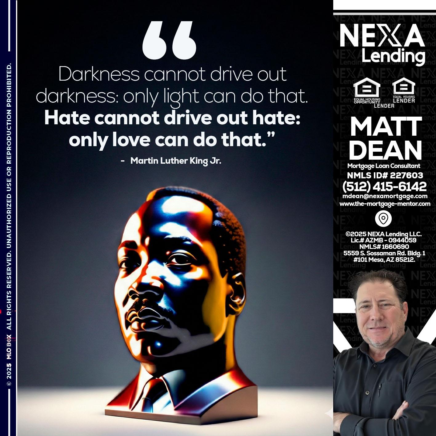 MLK 2026 - Matt Dean -Mortgage Loan Consultant