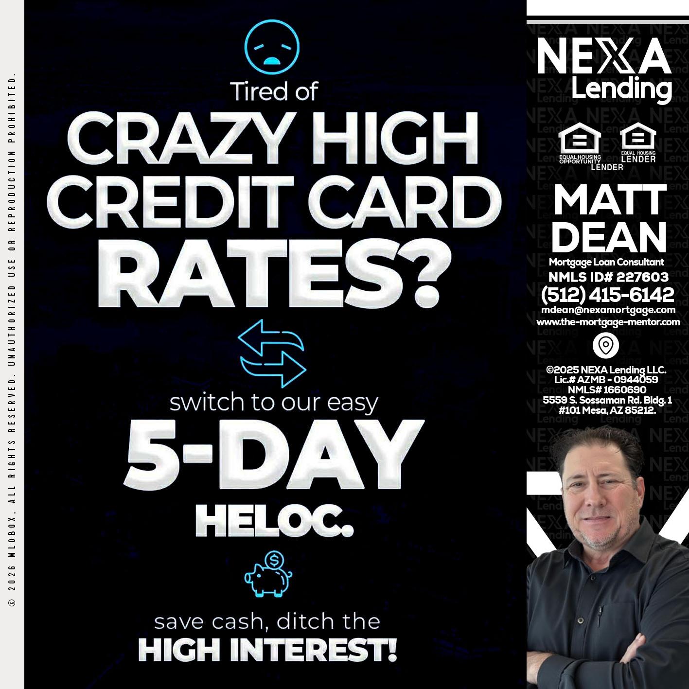 CRAZY HIGH - Matt Dean -Mortgage Loan Consultant