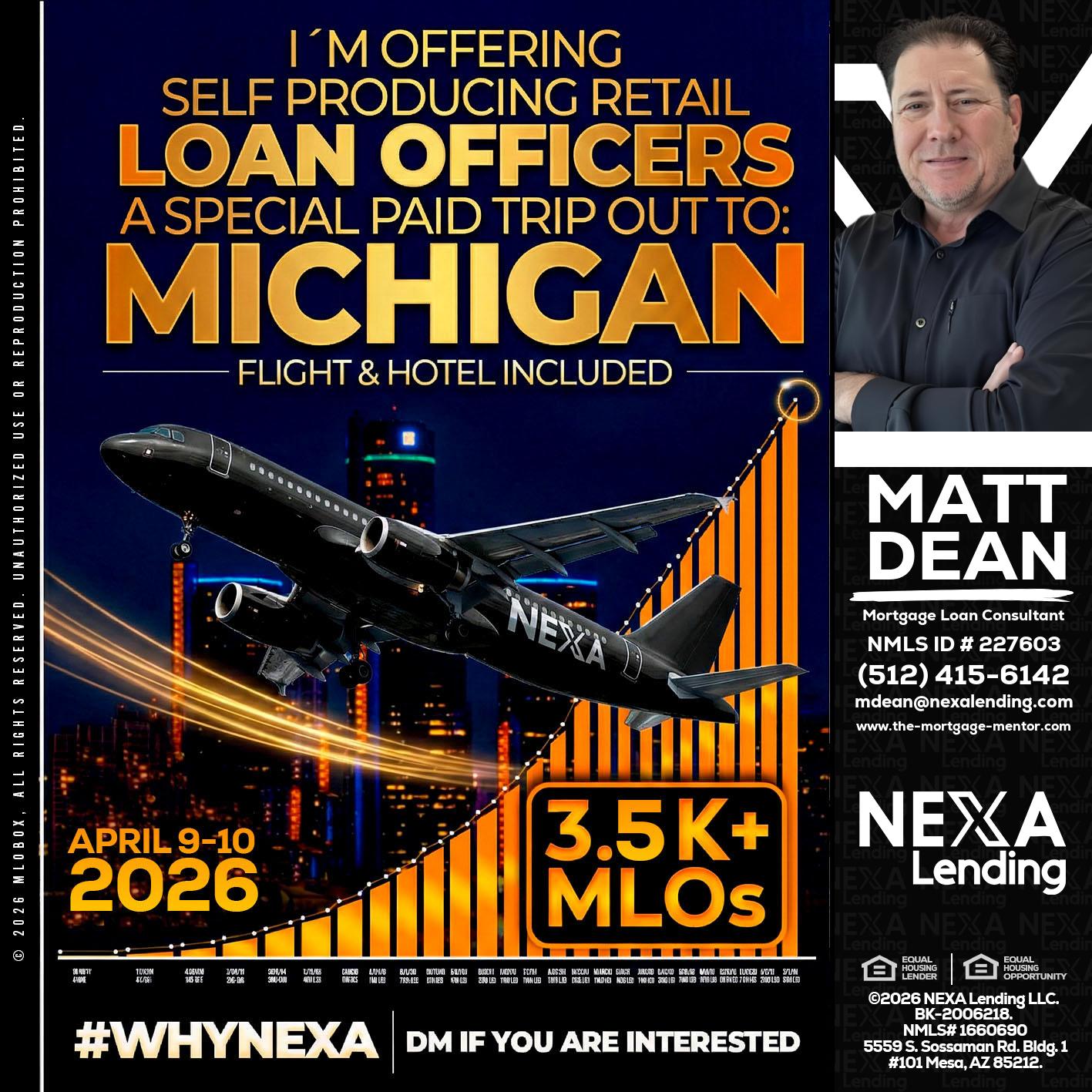 3.5K - Matt Dean -Mortgage Loan Consultant