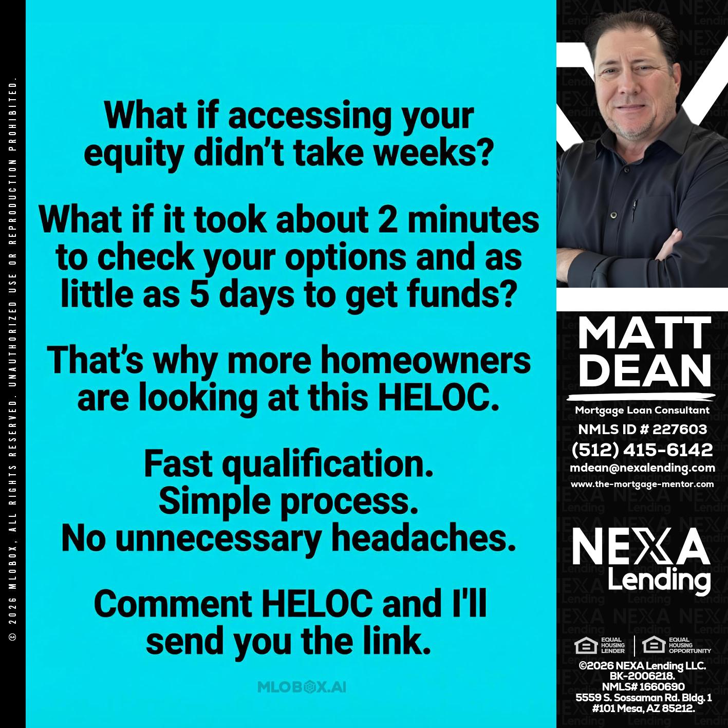 what if - Matt Dean -Mortgage Loan Consultant