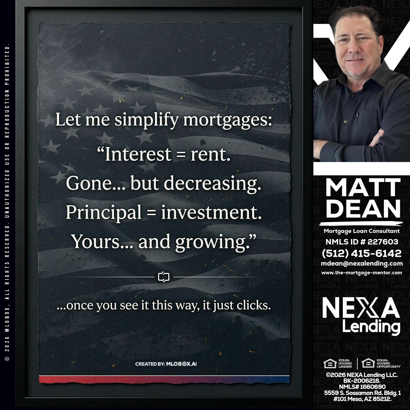 LET ME SIMPLIFY - Matt Dean -Mortgage Loan Consultant