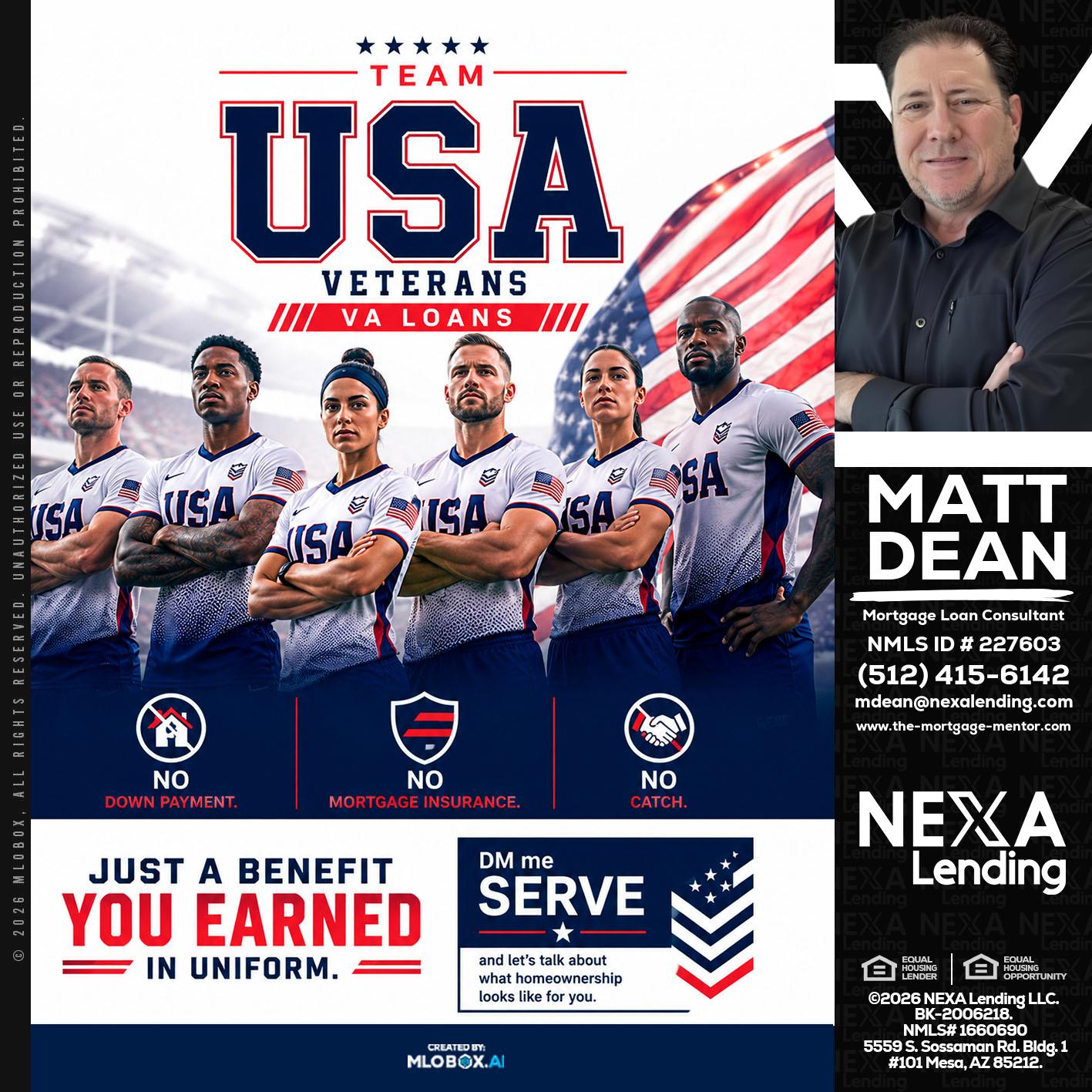 USA TEAM - Matt Dean -Mortgage Loan Consultant
