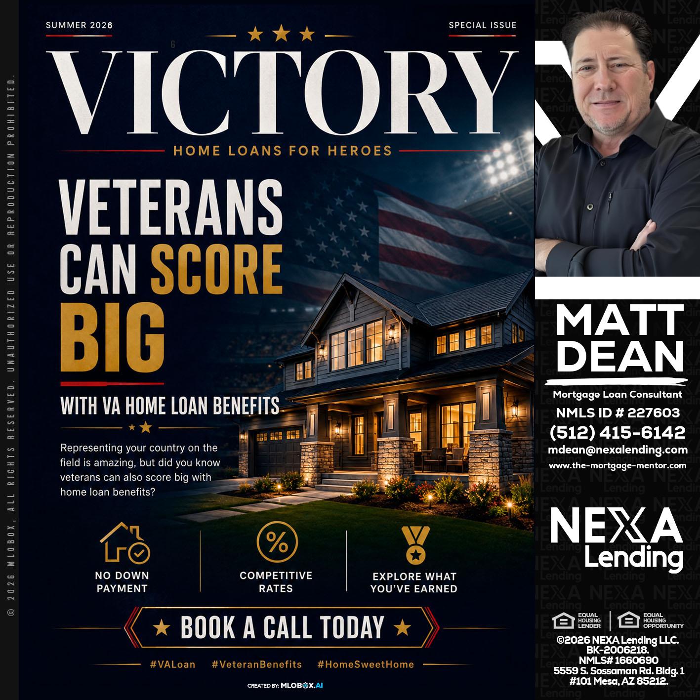 VICTORY - Matt Dean -Mortgage Loan Consultant