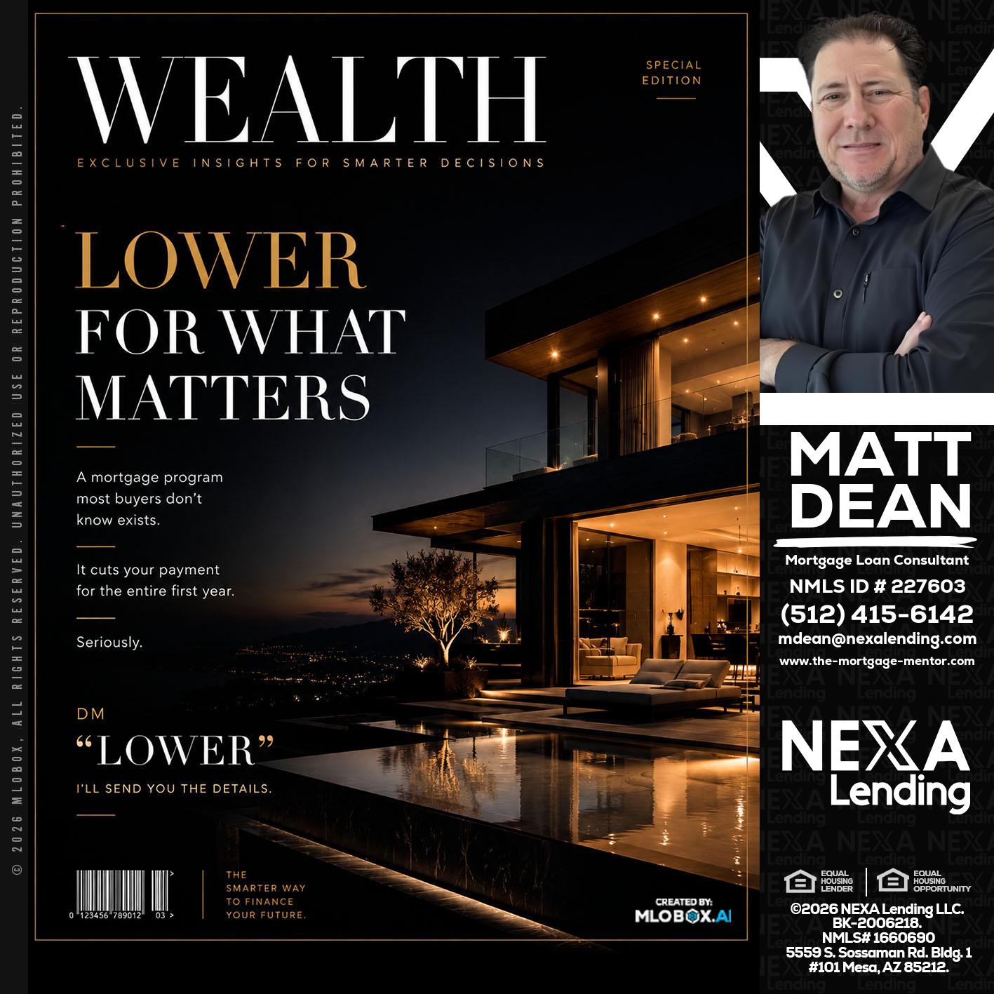 WEALTH - Matt Dean -Mortgage Loan Consultant