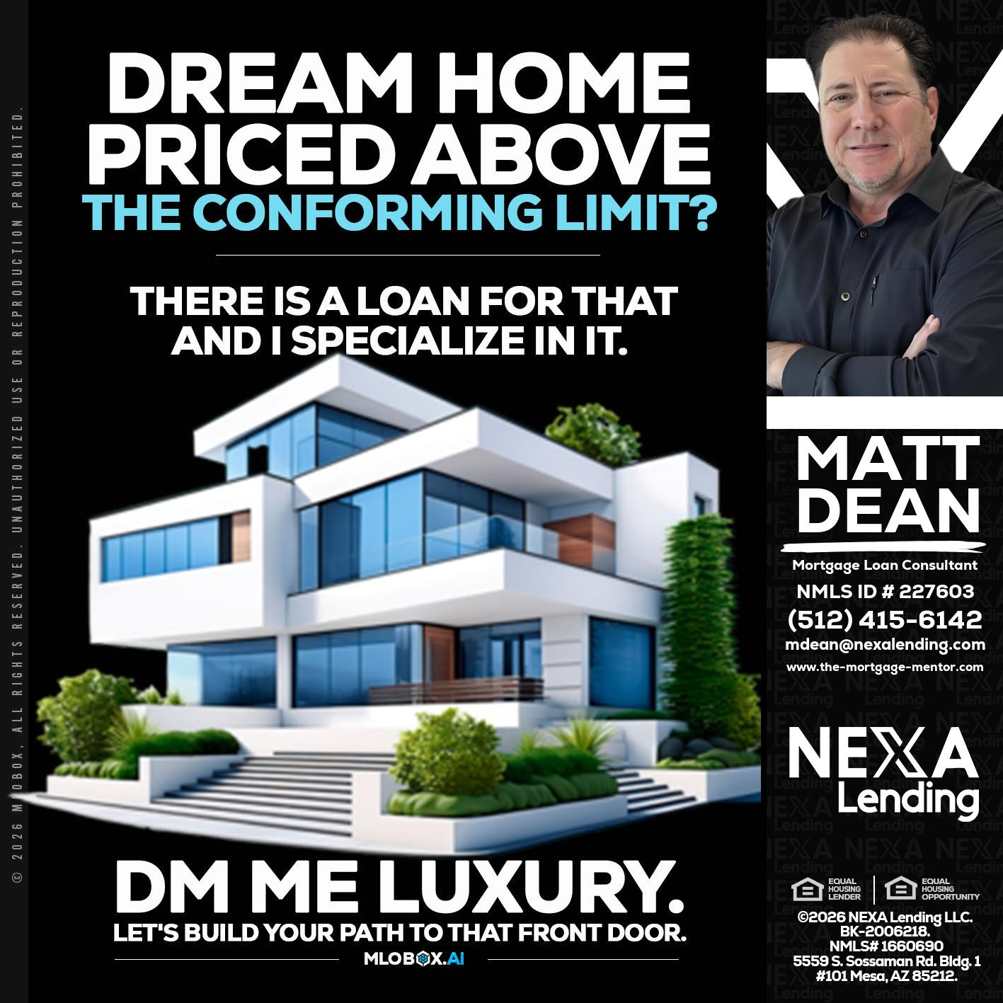 DREAM HOME - Matt Dean -Mortgage Loan Consultant