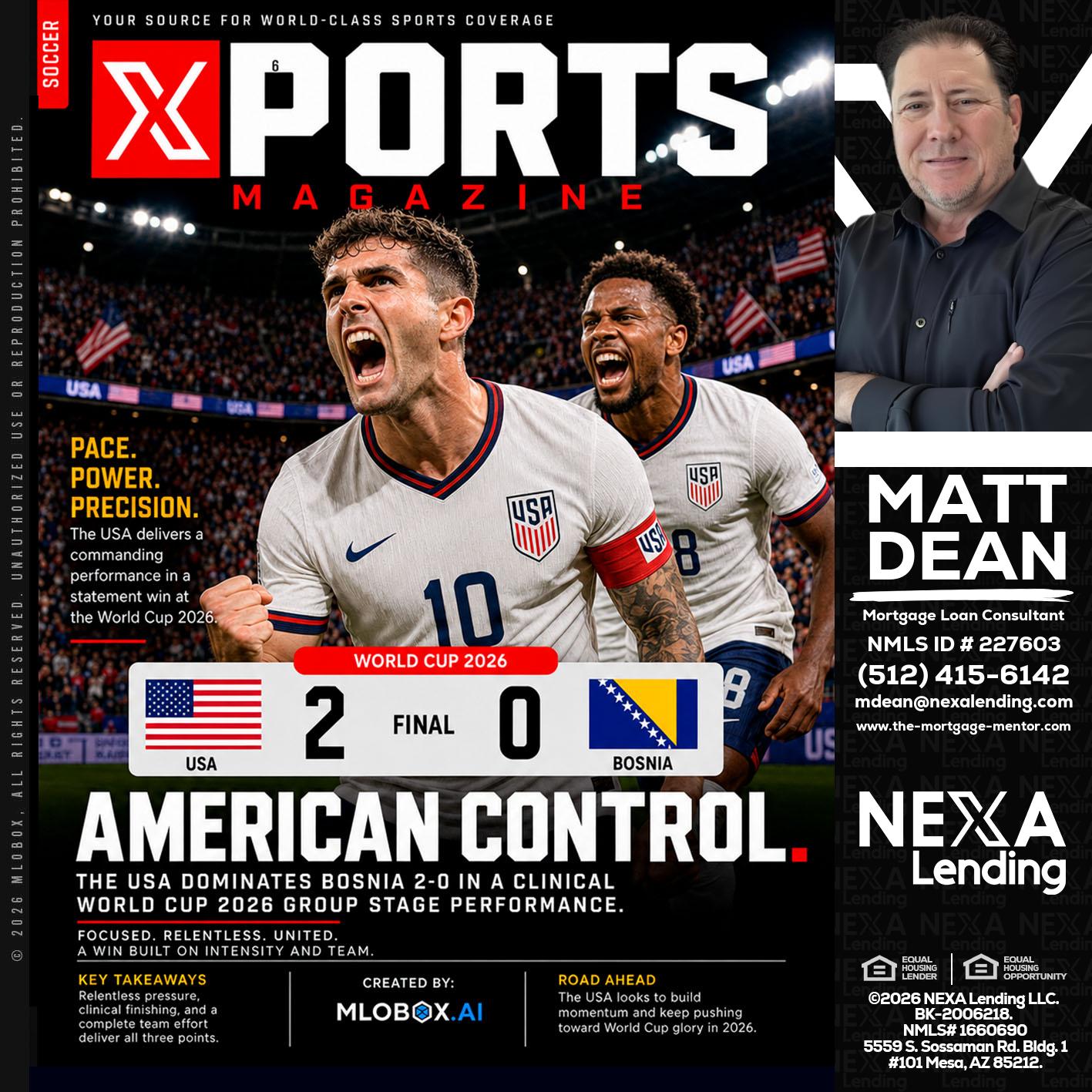 AMERICAN CONTROL - Matt Dean -Mortgage Loan Consultant
