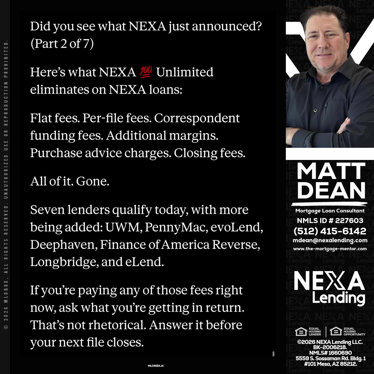 2 OF 7 - Matt Dean -Mortgage Loan Consultant