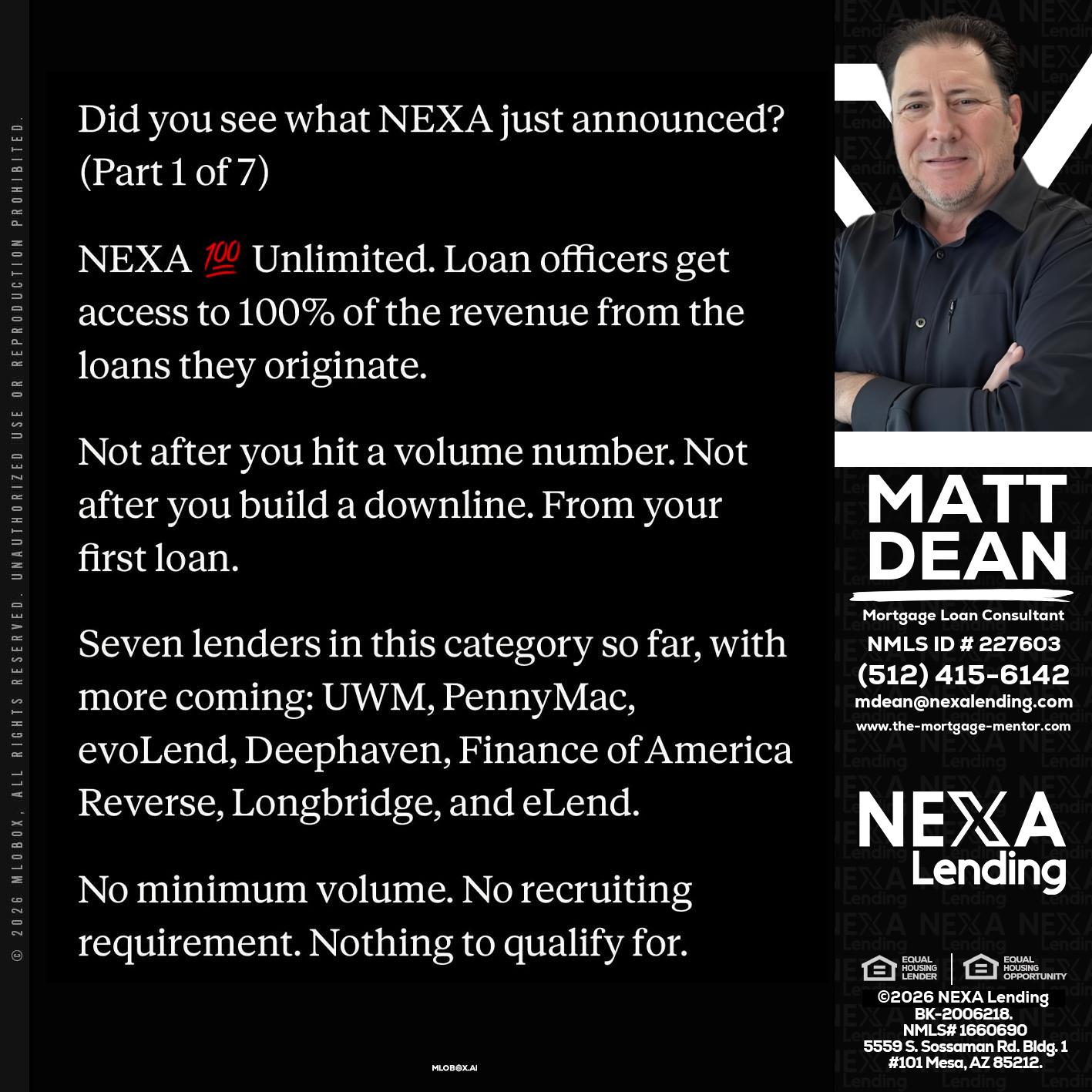 DID YOU KNOW - Matt Dean -Mortgage Loan Consultant