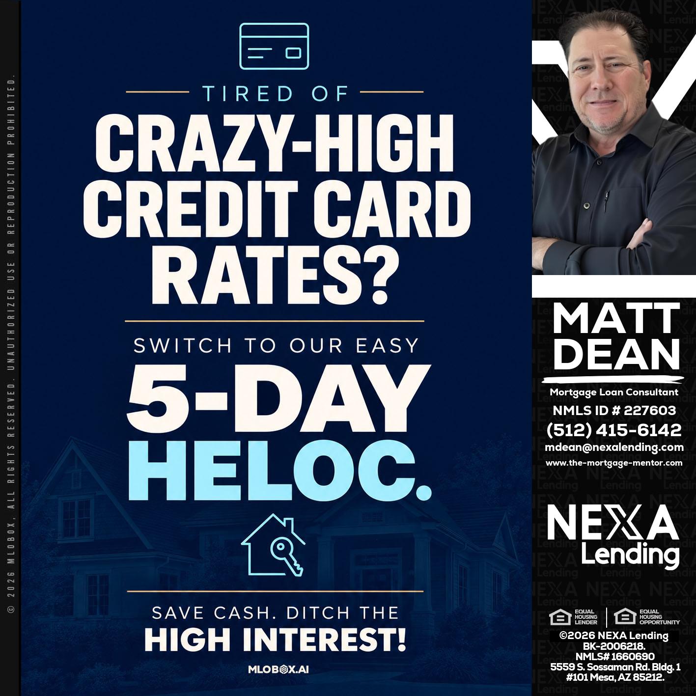 crazy high - Matt Dean -Mortgage Loan Consultant