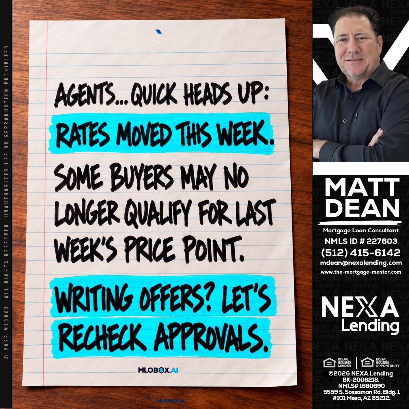 AGENTS - Matt Dean -Mortgage Loan Consultant